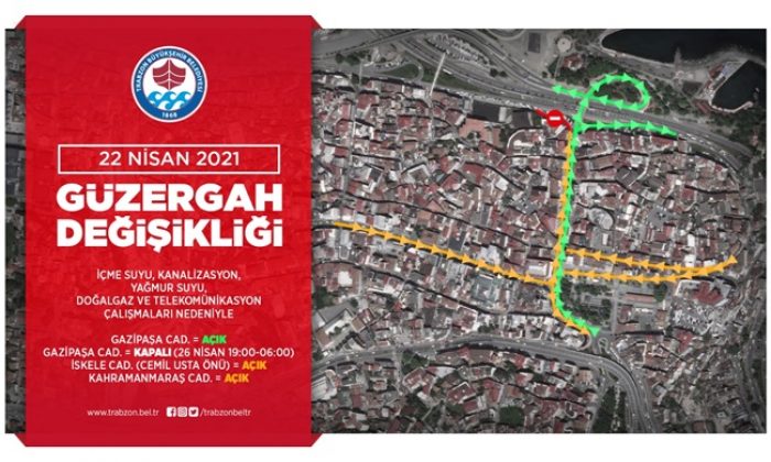 GAZİPAŞA CADDESİ TRAFİĞE AÇILIYOR
