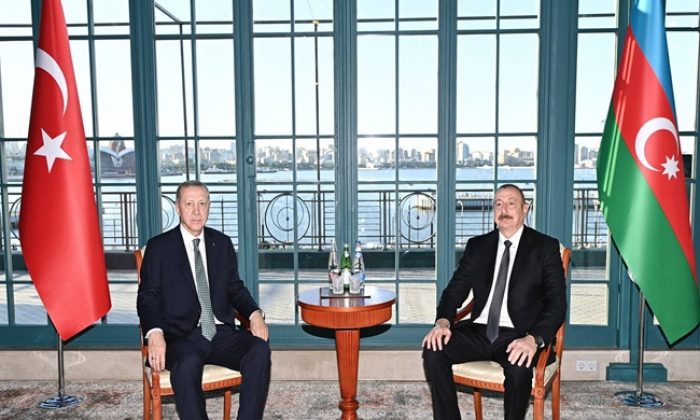 İlham Əliyevin və Prezident Rəcəb Tayyib Ərdoğanın görüşü olub