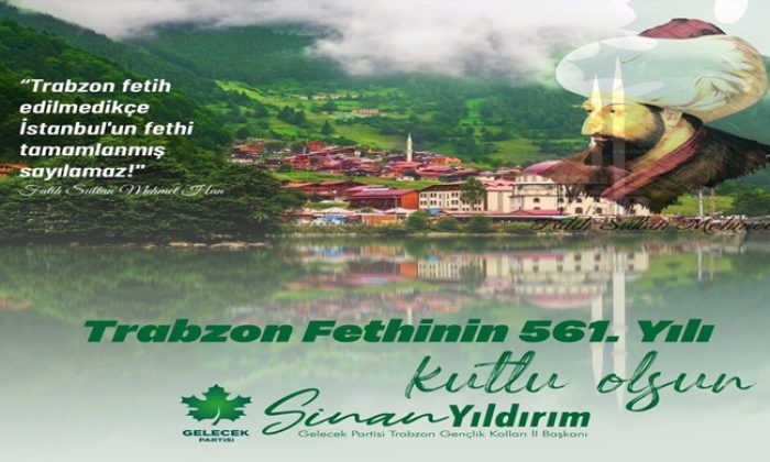 SİNAN YILDIRIM, “TRABZONLU OLMAKTAN ONUR DUYUYORUM”
