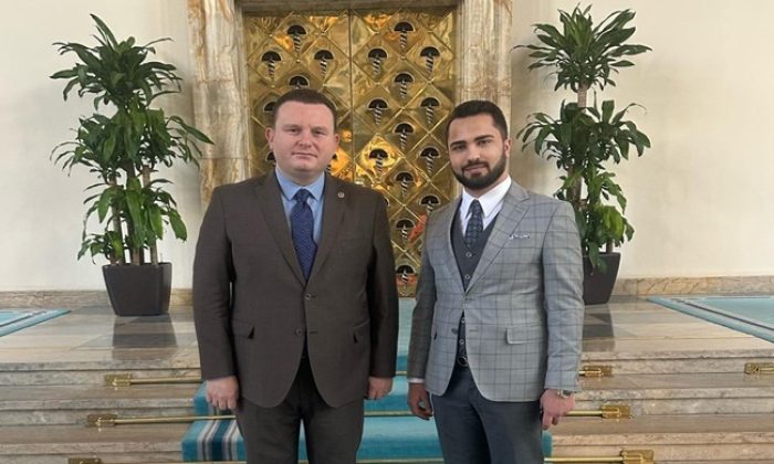 İŞ İNSANI EFE GAZİ SUBAŞI MHP GRUP BAŞKAN VEKİLİ LEVENT BÜLBÜL İLE BİR ARAYA GELDİ