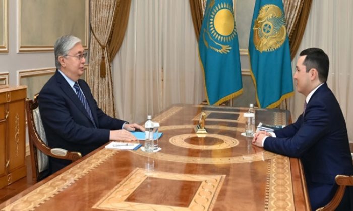 Глава государства принял управляющего международным финансовым центром «Астана» Рената Бектурова