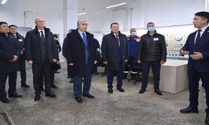 Мемлекет басшысы Лисаков қаласының жылу орталығына барды