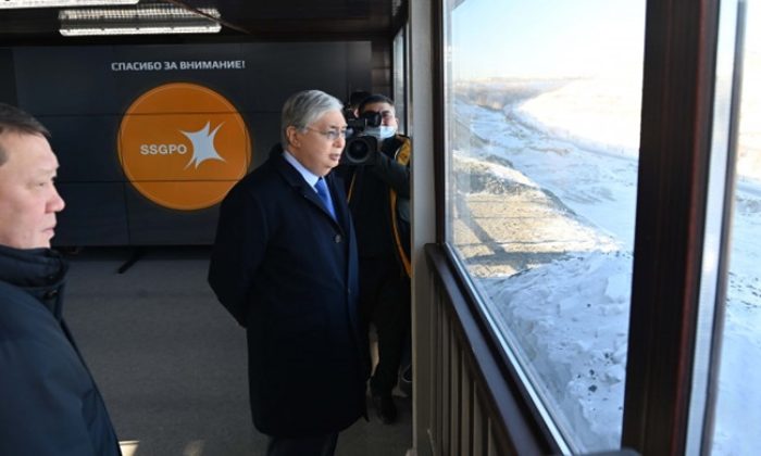 Касым-Жомарт Токаев в рамках рабочей поездки в Костанайскую область посетил Соколовский карьер