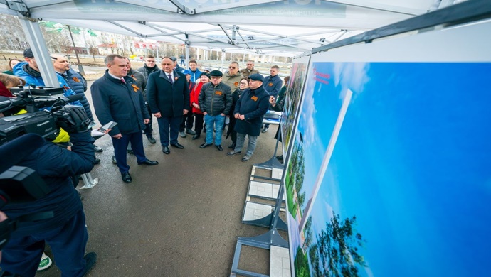 В Ханты-Мансийске при участии «Единой России» прошла презентация концепции стелы «Город трудовой доблести»