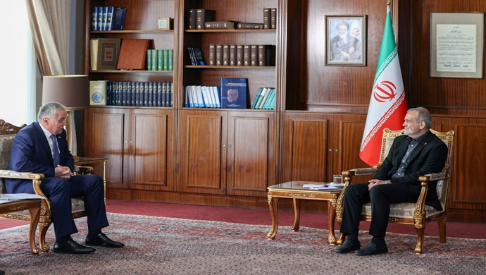 İran Cumhurbaşkanı ile görüşme