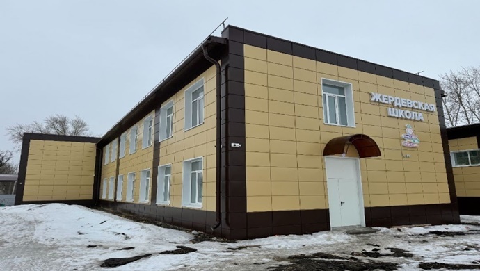 По народной программе «Единой России» в Жердевке Тамбовской области завершили капремонт школы
